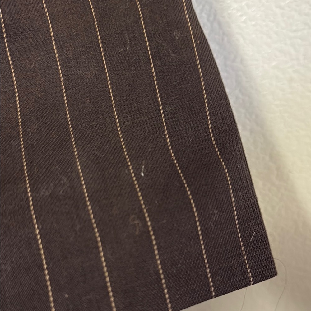 Banana Republic Brown Pinstripe Women's Blazer - Picture 7 of 9
